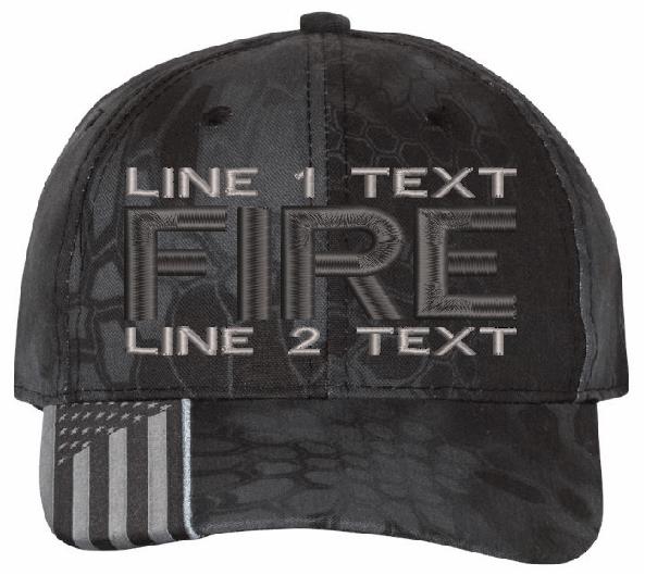 FIRE Style Kryptek Embroidered Hat - Powercall Sirens LLC