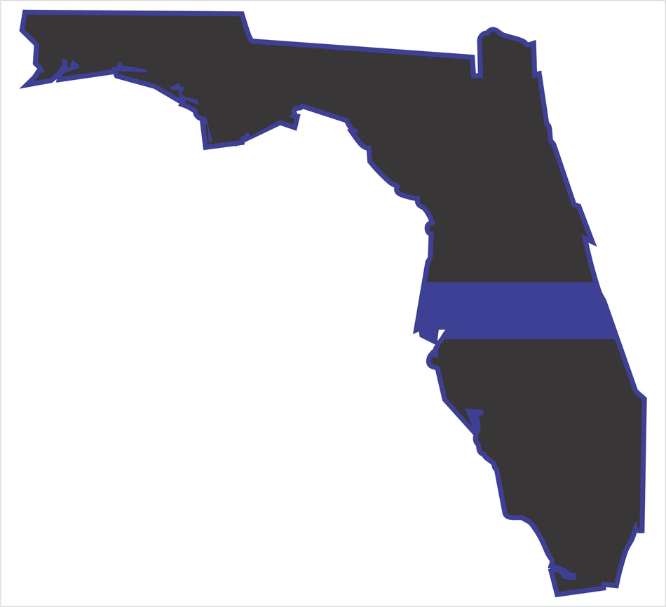 Florida Thin Blue Line Decal