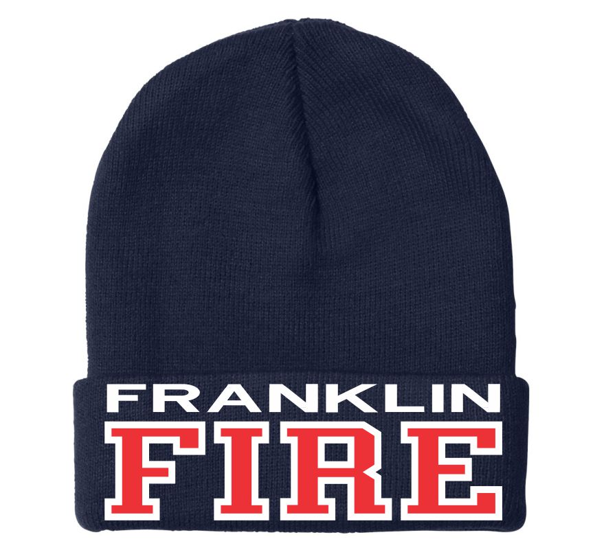 Franklin Fire Embroidered Winter Hat 101017