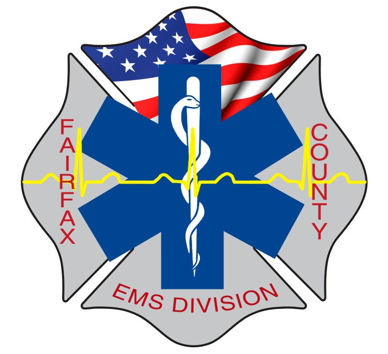 Fairfax County EMS Division Customer Decal