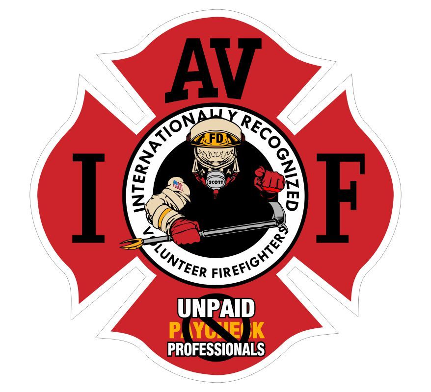 Fighting Fire For Free Pointing Decal - Powercall Sirens LLC