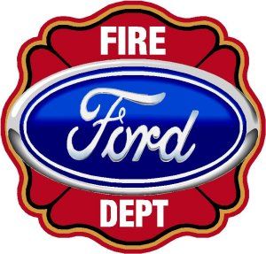 Ford Fire Dept. Maltese Decal - Powercall Sirens LLC