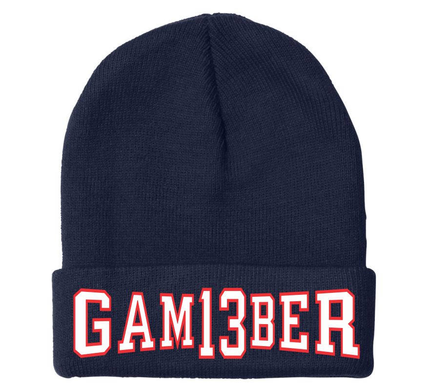 Gamber 13 Embroidered Winter Hat 103017