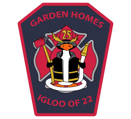 Garden Homes Igloo Fire Customer Decal