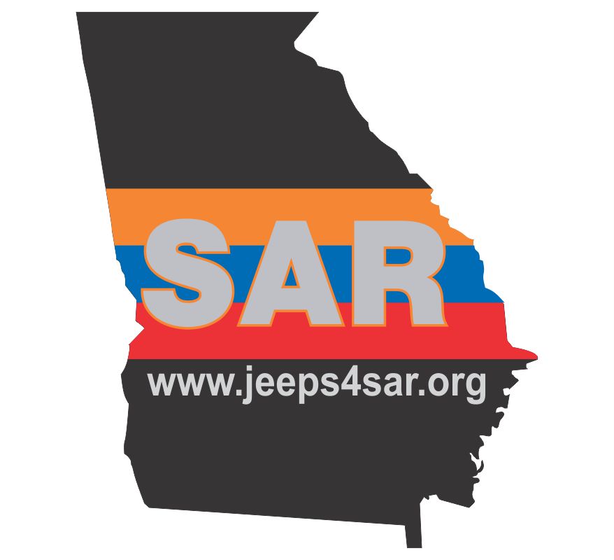 Georgia SAR Customer Window Decal