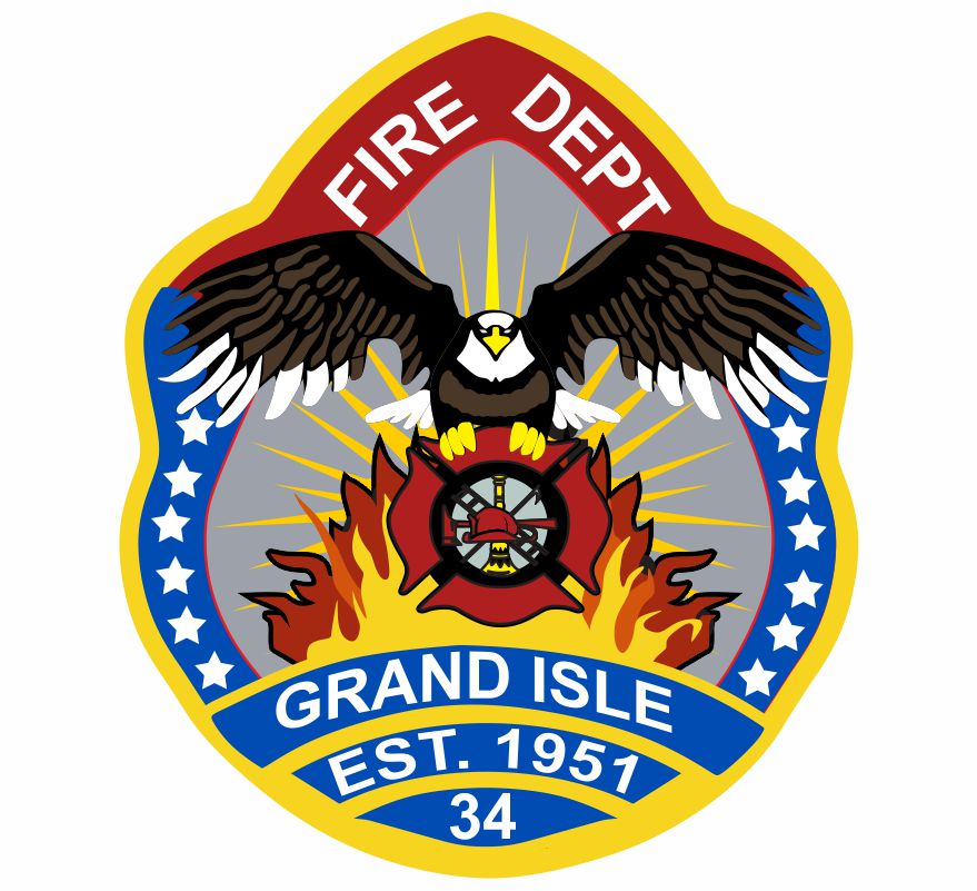 Grand Isle Fire Department Customer Decal