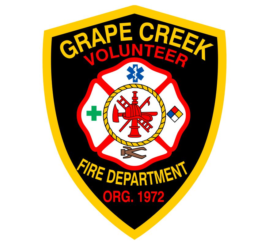 Grape Creek Fire Dept Customer Decal