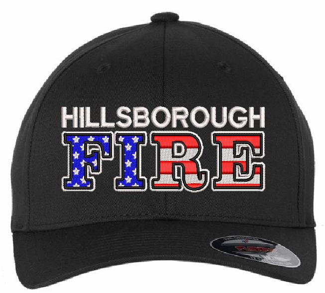 Hillsborough USA Fire Custom Embroidered Hat