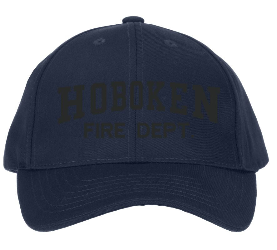 Hoboken Fire Dept. Black Customer Embroidered Hat