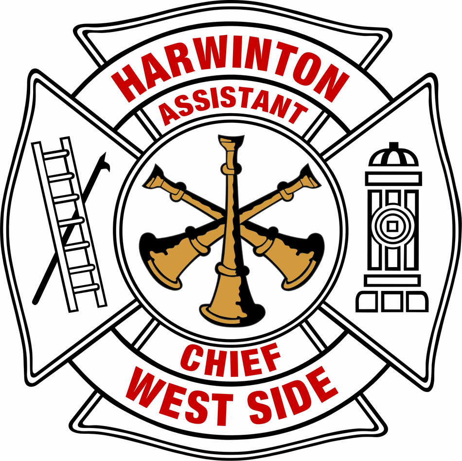 Harwinton Assistant Chief Maltese Customer Decal