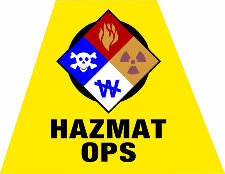 Hazmat Ops Helmet Trapezoid - Powercall Sirens LLC