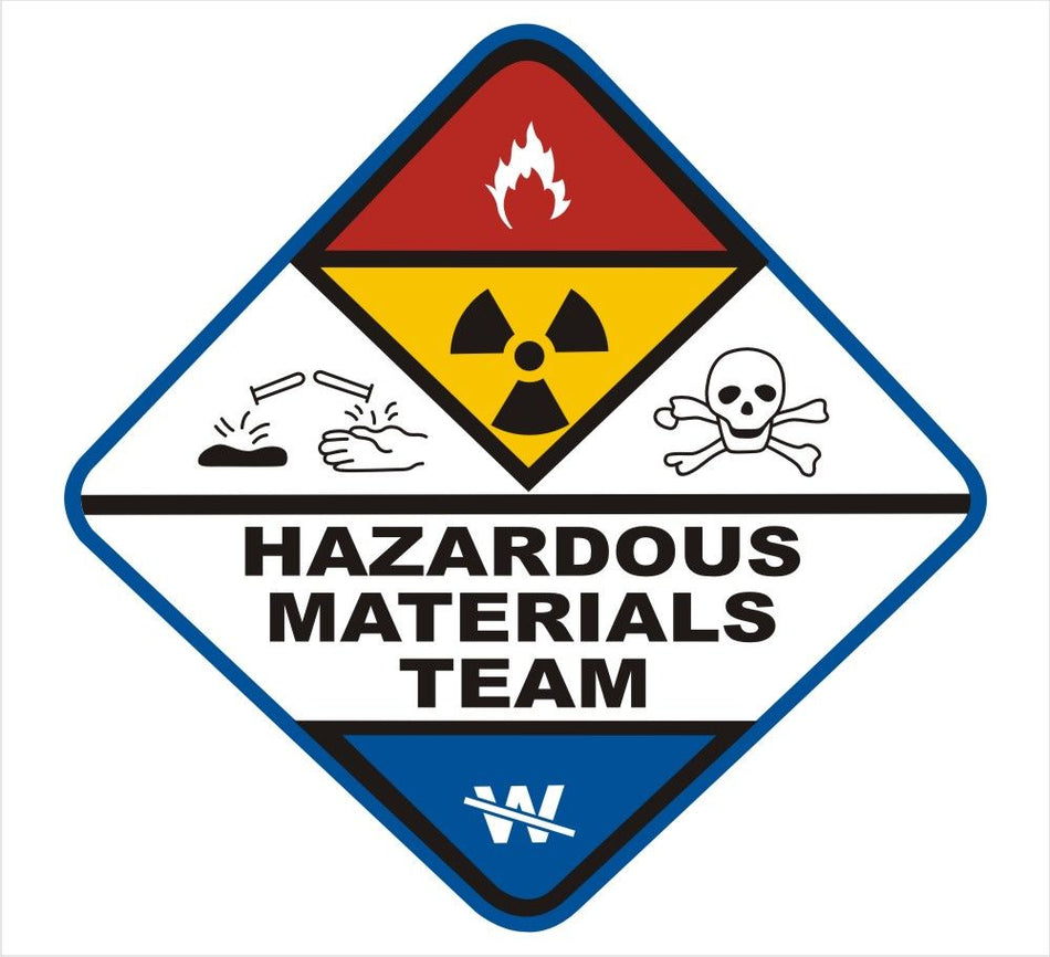 Hazardous Materials Team Decal - Powercall Sirens LLC