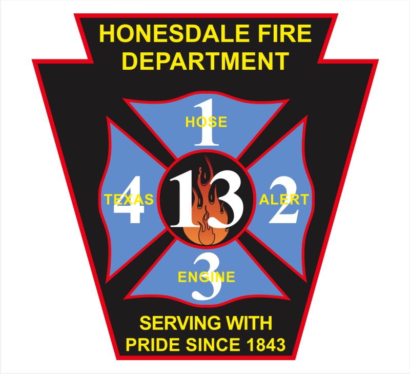 Honesdale Fire Dept Customer Decal