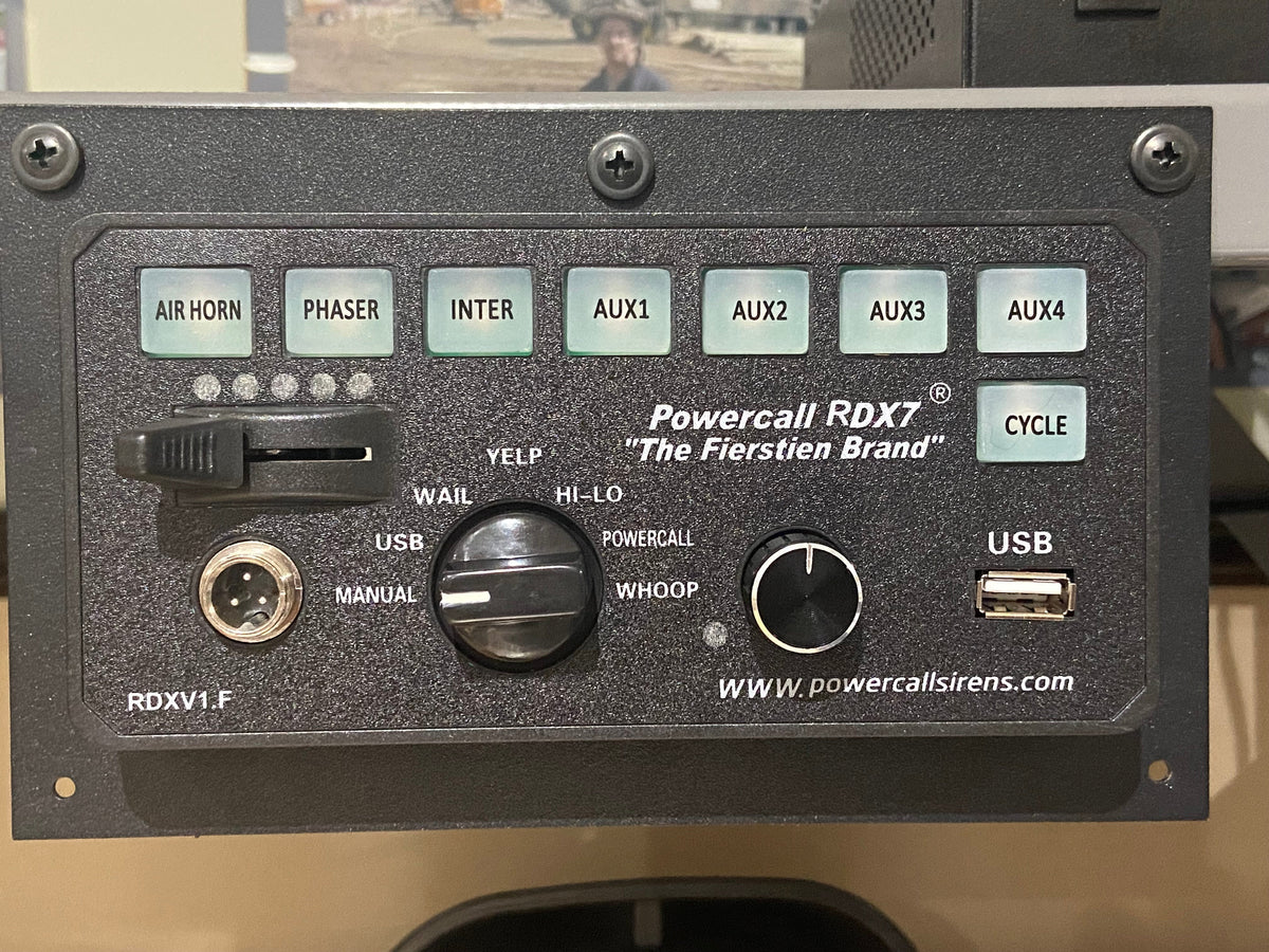 Powercall RDX Remote/Flush Mount Emergency Siren - Powercall Sirens LLC