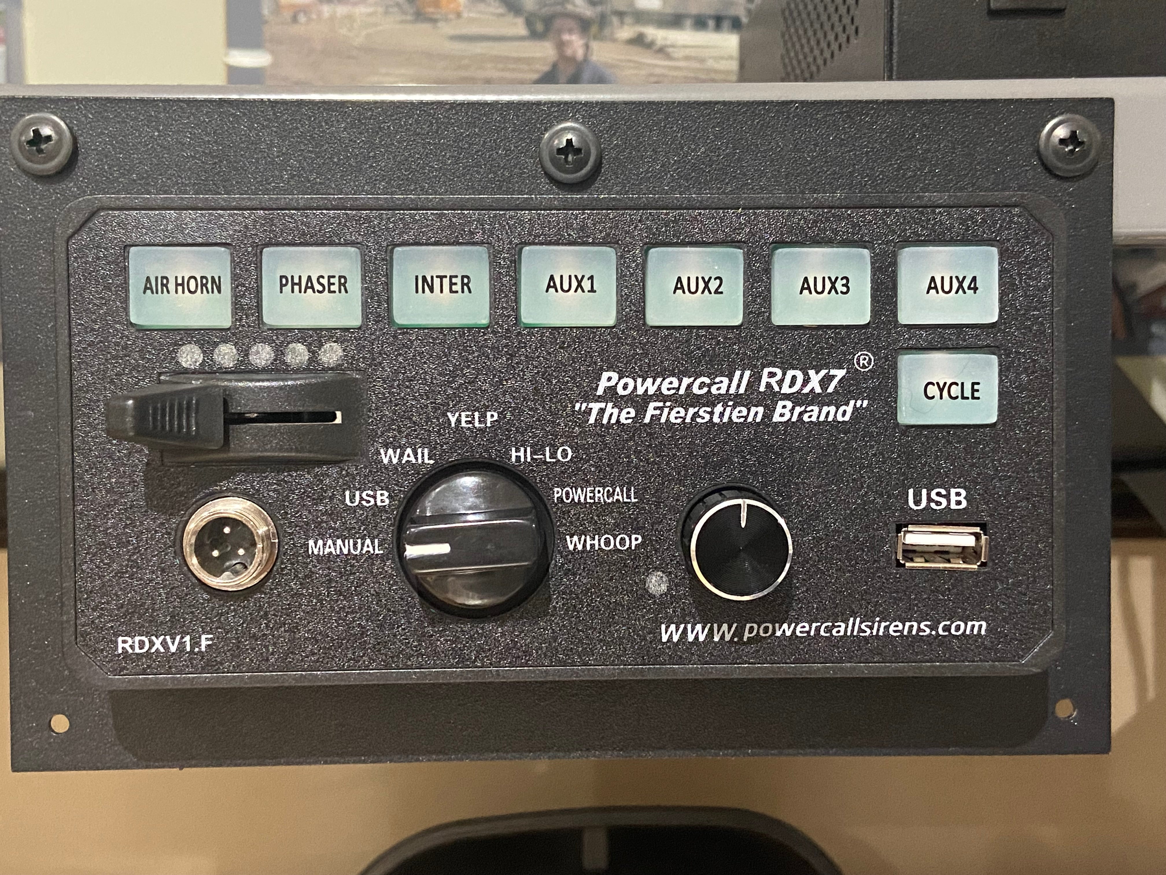 Powercall RDX Remote/Flush Mount Emergency Siren - Powercall Sirens LLC