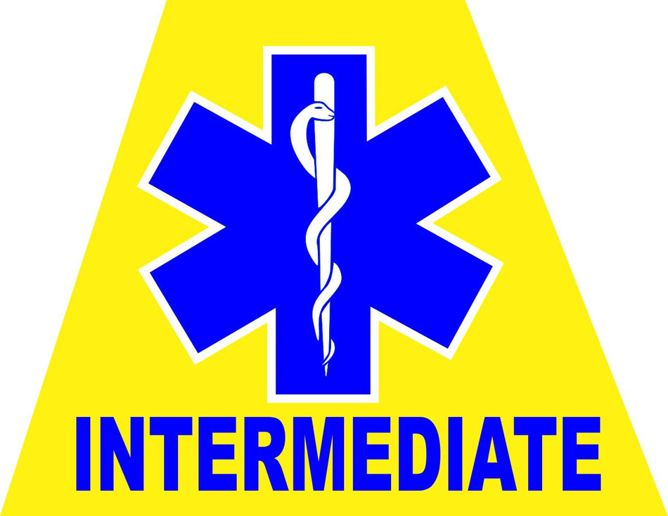Intermediate EMT Helmet Trapezoid - Powercall Sirens LLC