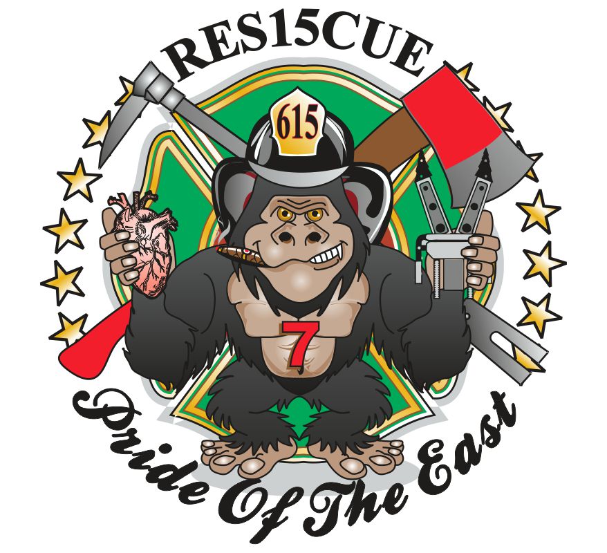 Rescue 15 Pride of the East Decal