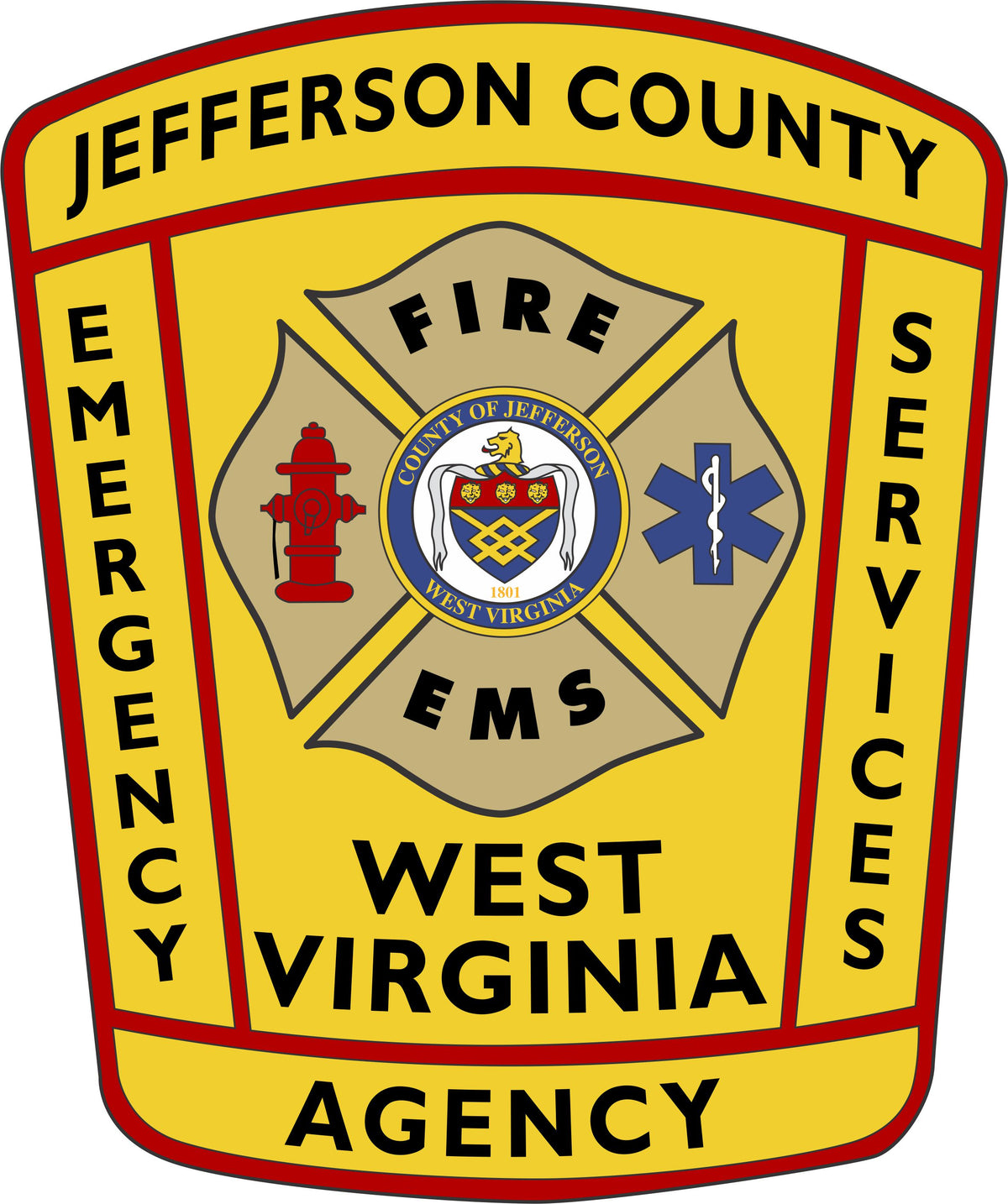Jefferson County Emergency Customer Decal - Powercall Sirens LLC