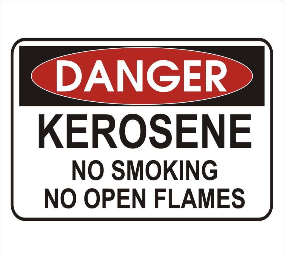 Kerosene Danger Decal