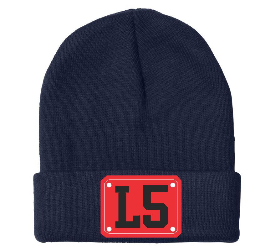 L5 Badge Embroidered Winter Hat 101017