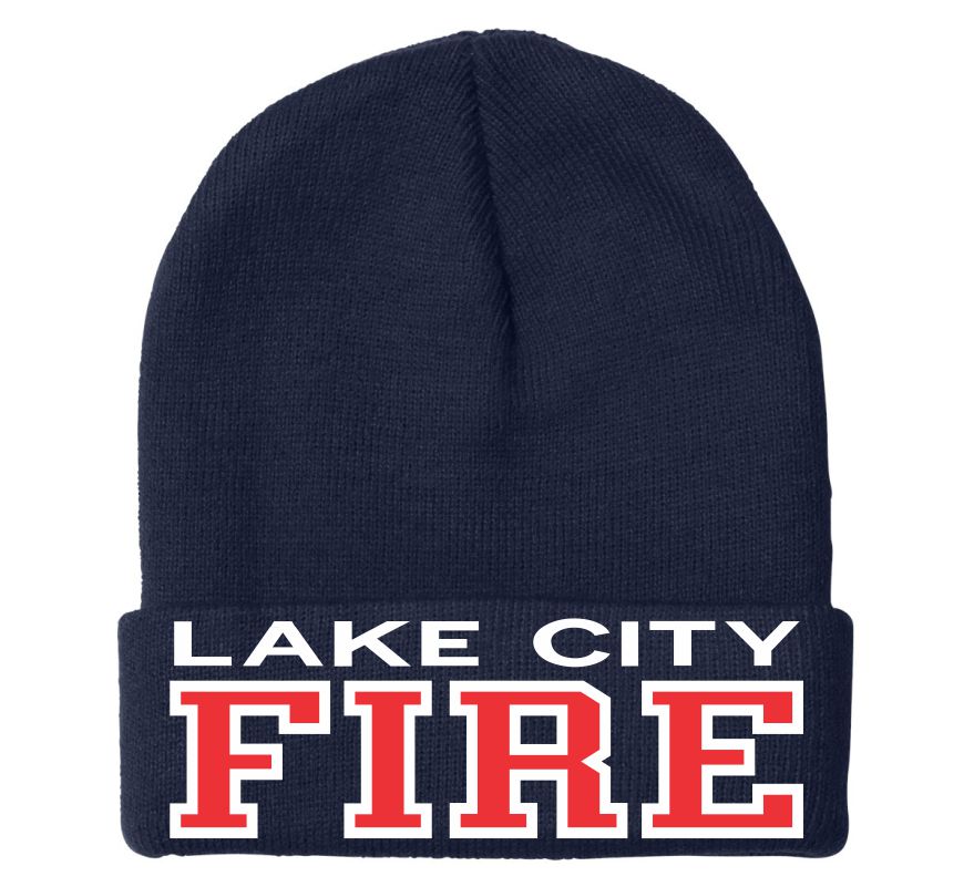 Lake City Fire Embroidered Winter Hat