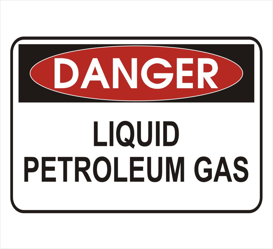 Liquid Petroleum Gas Danger Decal