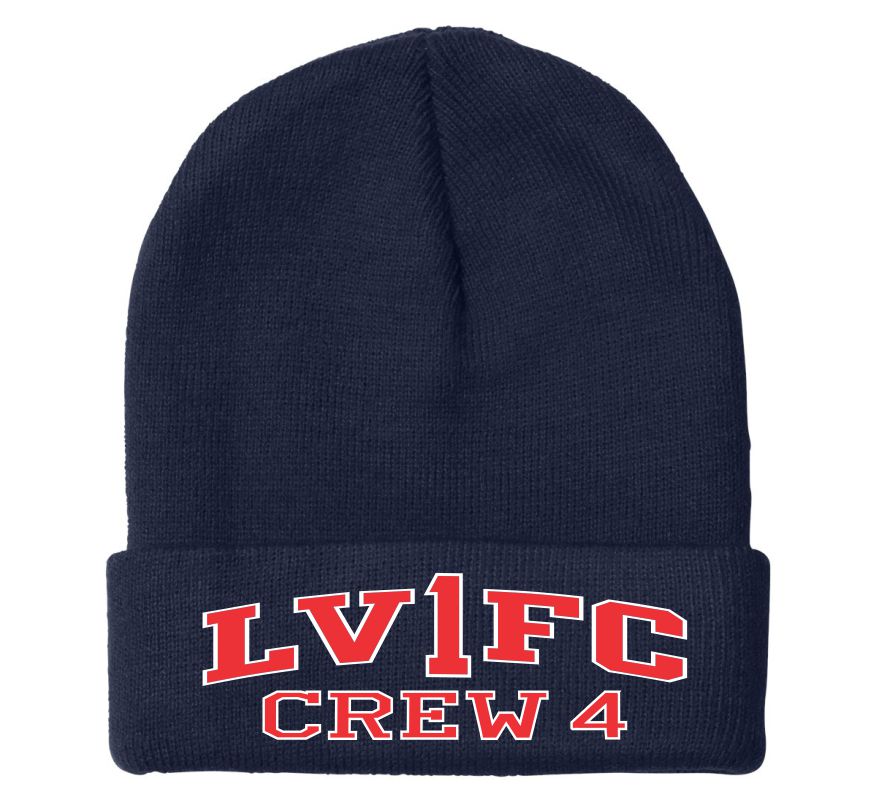 LVFC Crew 4 Embroidered Winter Hat 102417