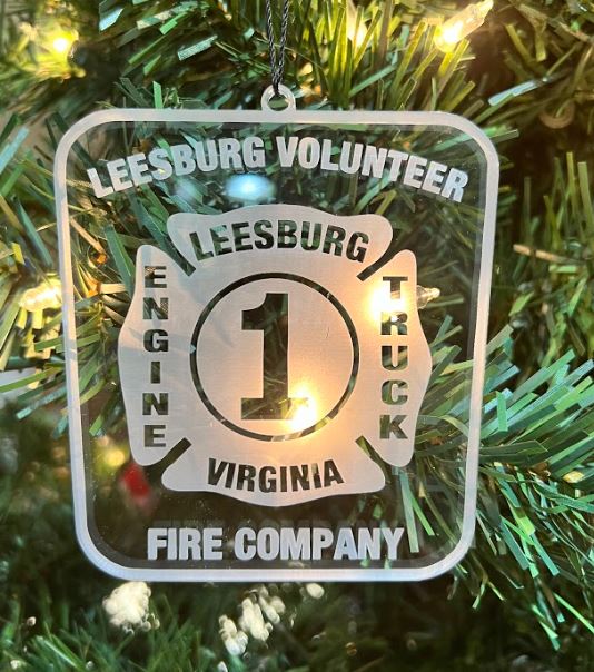 Leesburg Volunteer Fire Company Acrylic Ornament