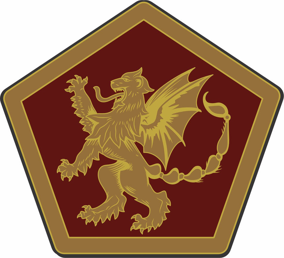 Red Lion Pentagon Customer Decal