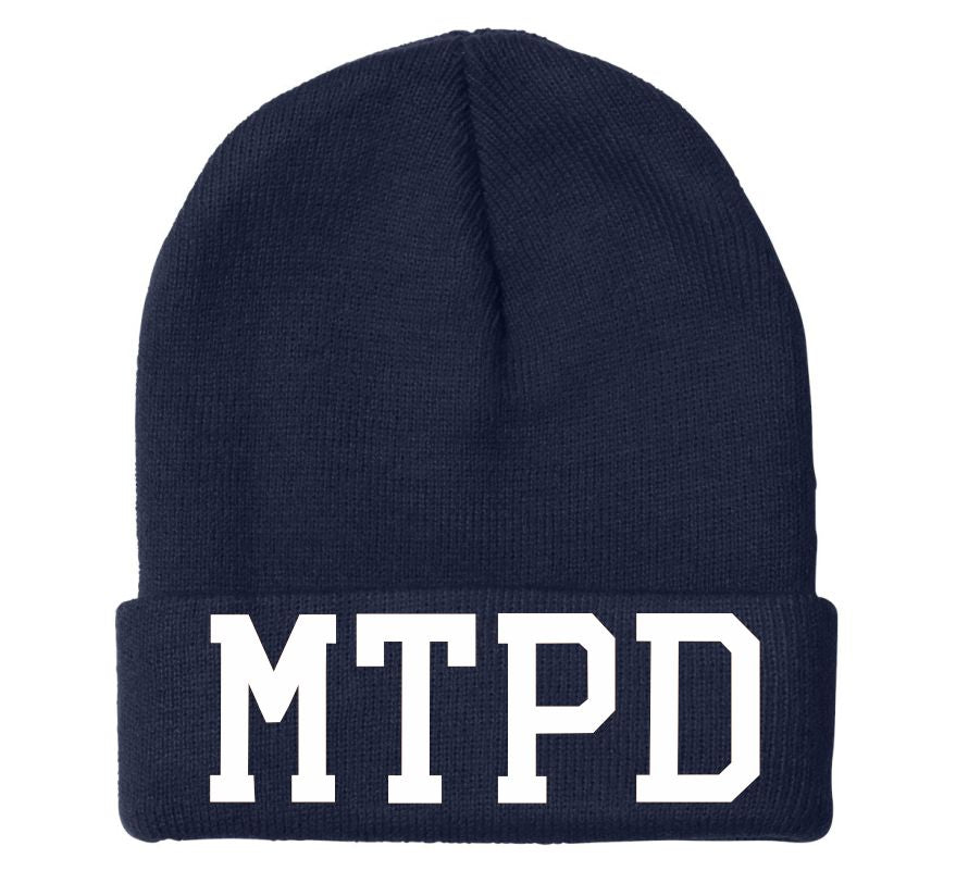 MTPD Customer Embroidered Winter Hat 100517