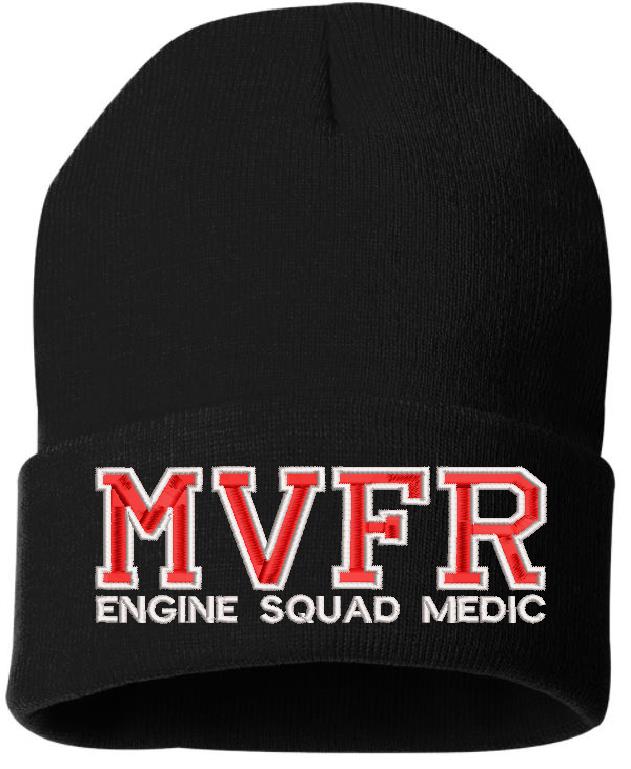 MVFR Engine Squad Medic Embroidered Winter Hat
