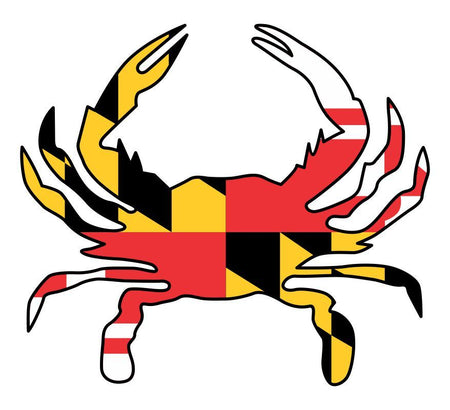 Maryland Crab Design Customer Decal - Powercall Sirens LLC
