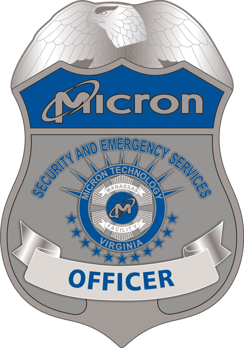 Micron Officer Customer Decal