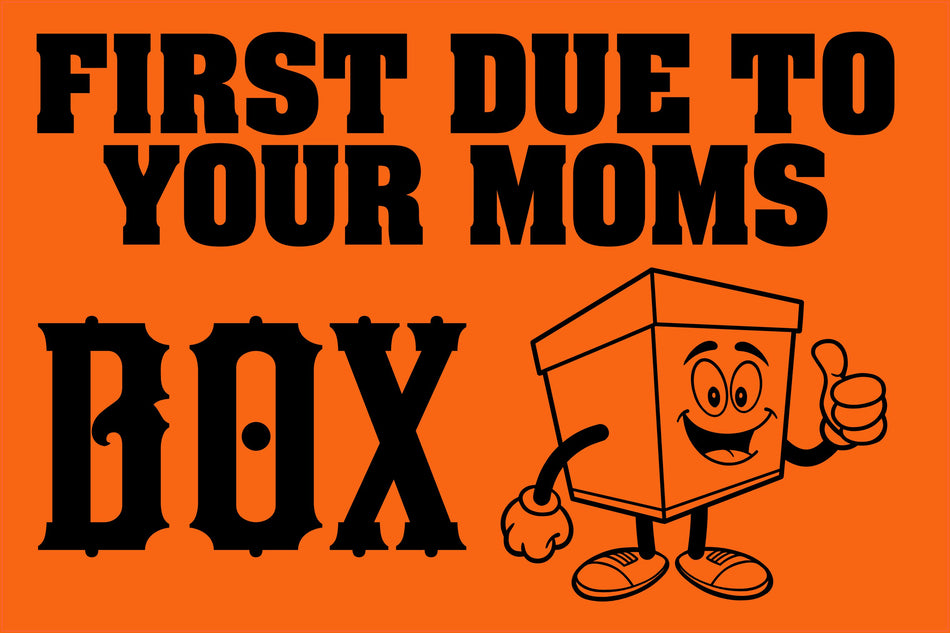 Mom's Box First Due Reflective Helmet/Window Decal