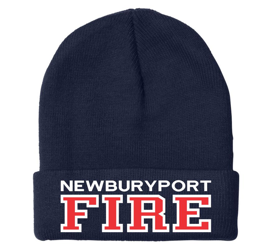 Newbury Port fire Embroidered Winter Hat