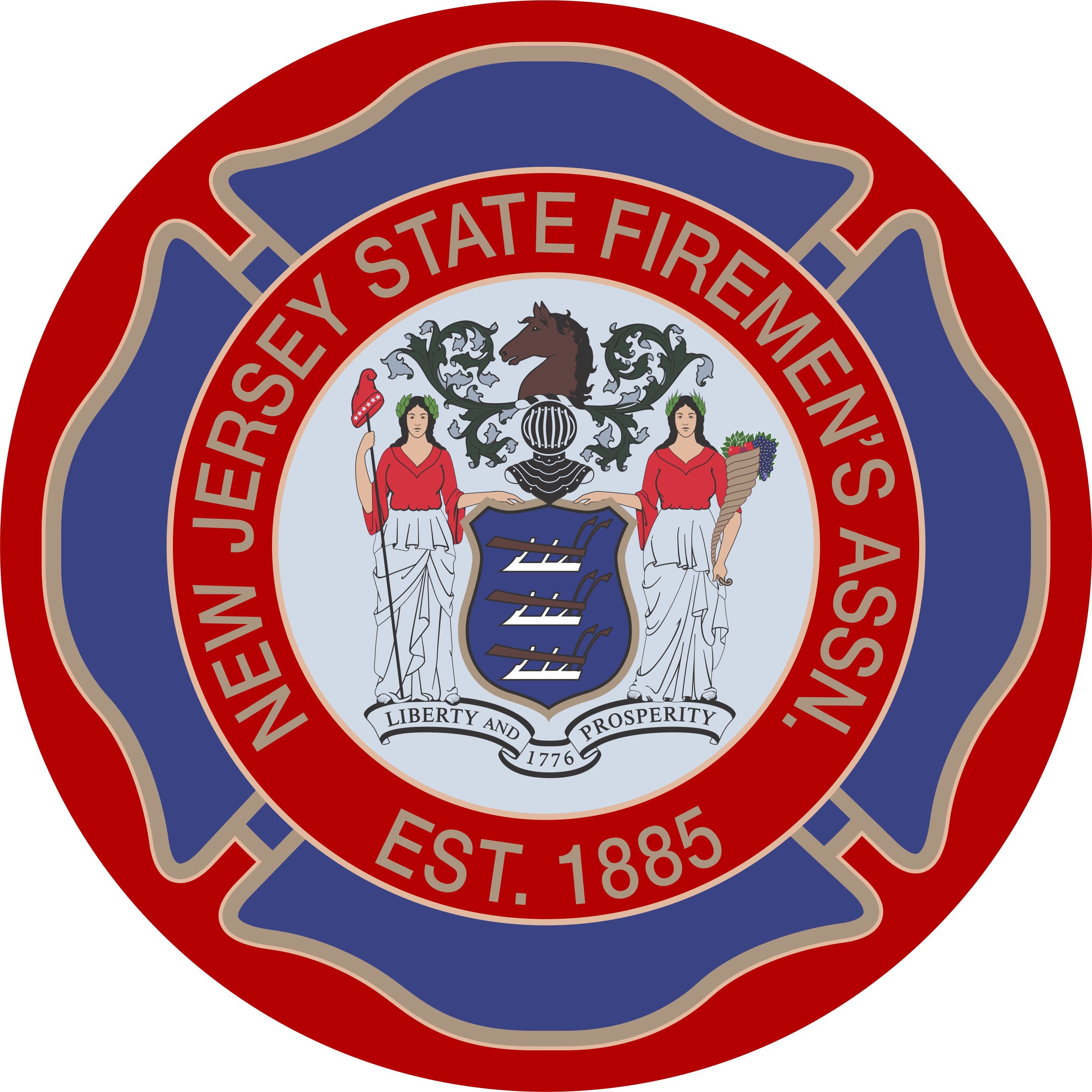 NJ Fireman's Association Customer Decal - Powercall Sirens LLC