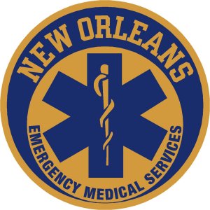 New Orleans EMS Decal