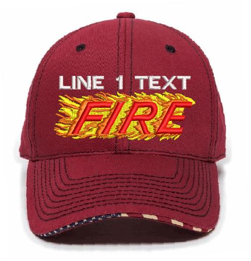 NY Fire Style USA-800 Embroidered Hat - Powercall Sirens LLC