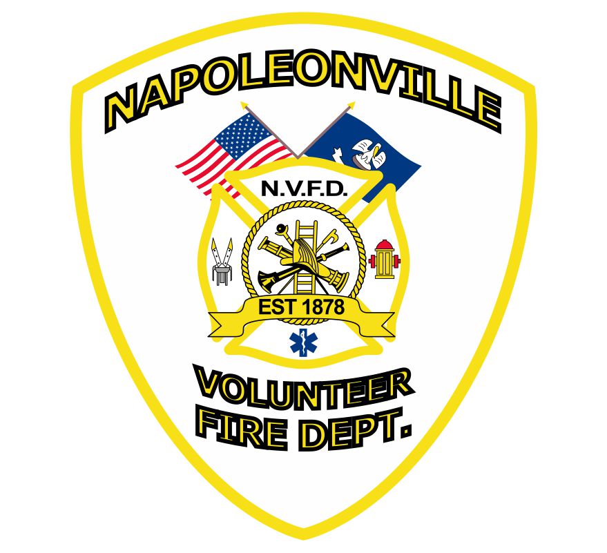 Napoleonville Fire Dept Customer Decal