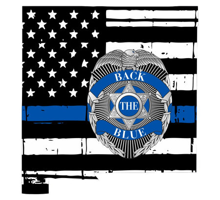 Thin Blue Line New Mexico Back The Blue Decal