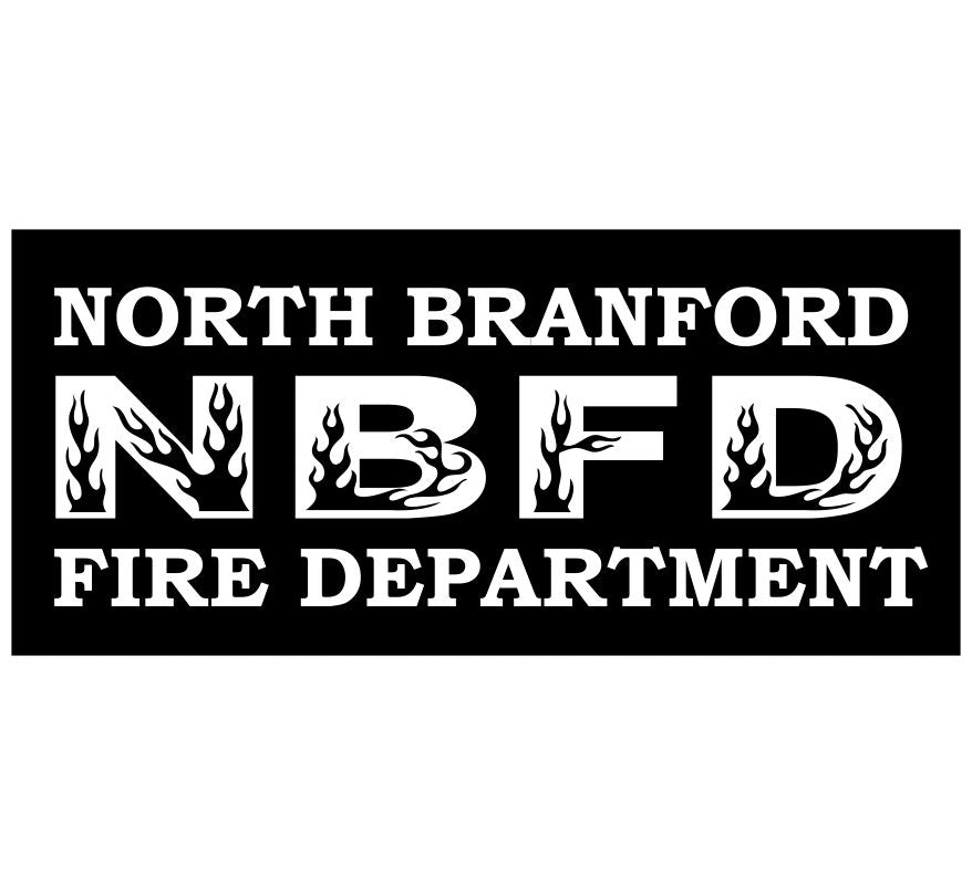 North Branford FIRE DIE cut customer decal