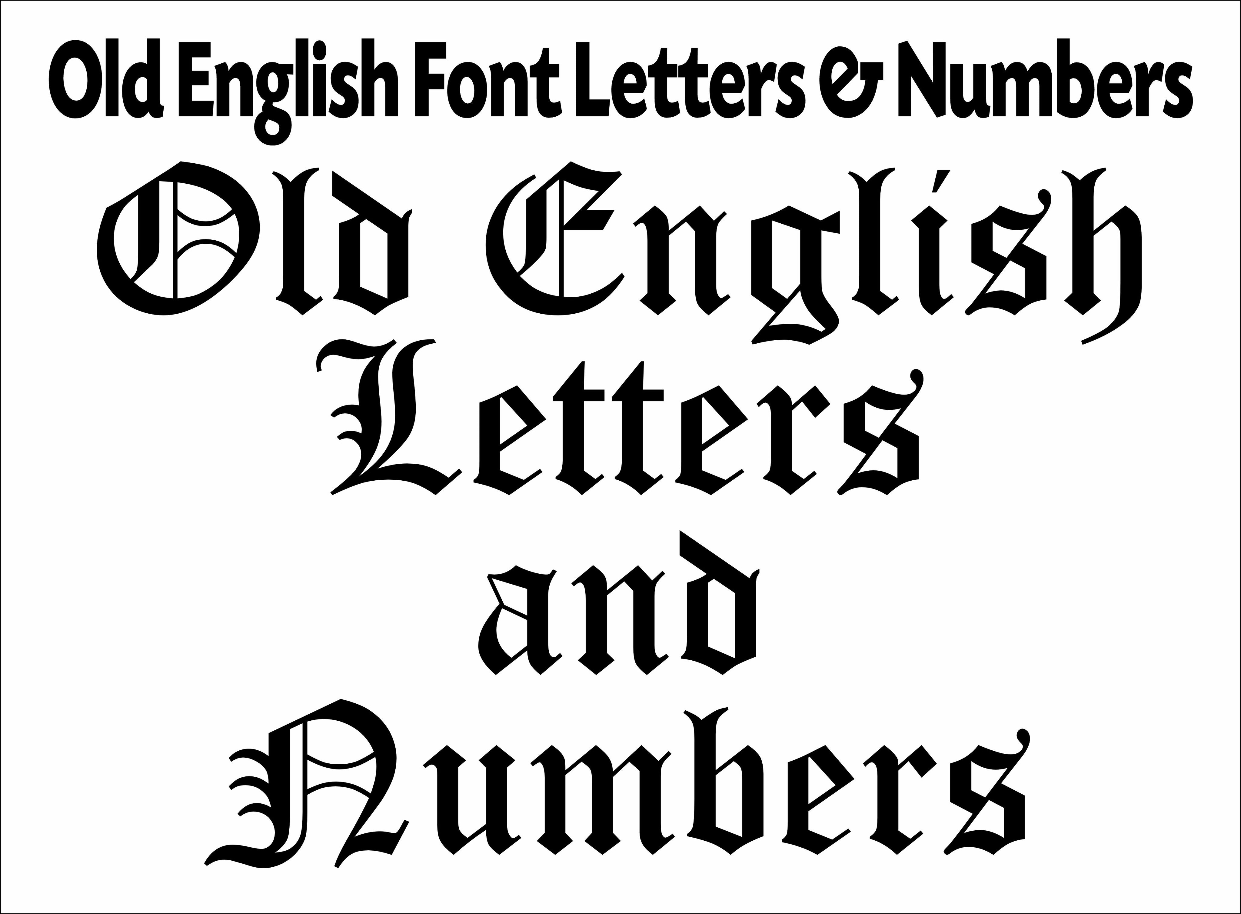 old english letter i