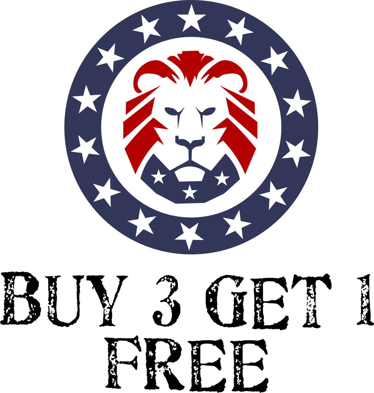 The Patriot Party Trump 2024 Lion Circle Decal - Powercall Sirens LLC