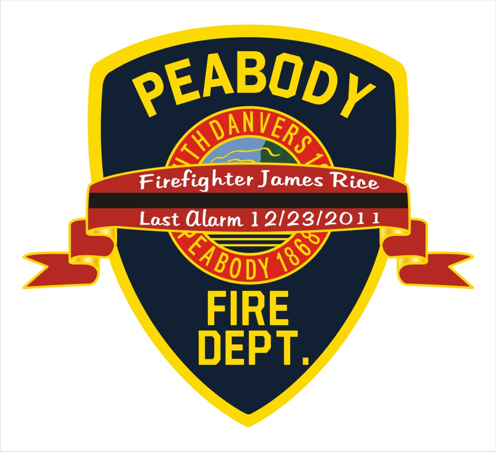 Peabody Fire FF Rice Memorial Decal