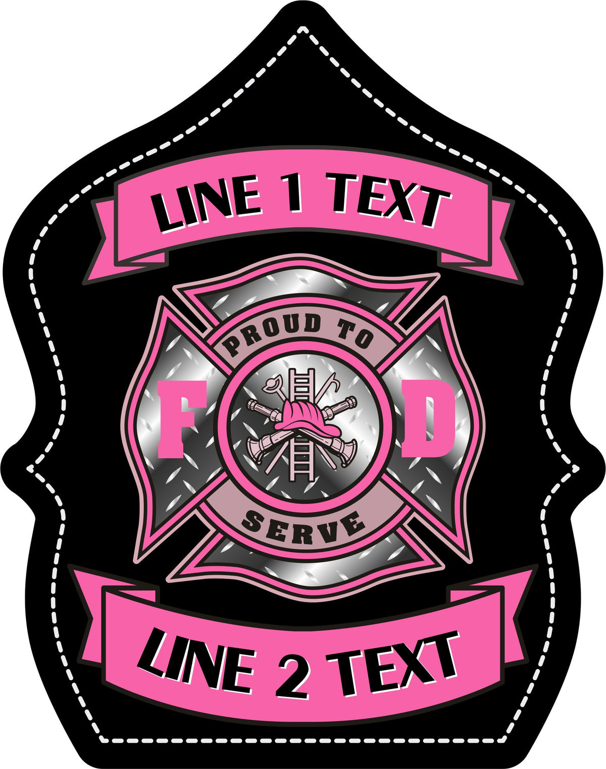 Proud to serve Custom Powershield Decal - Powercall Sirens LLC