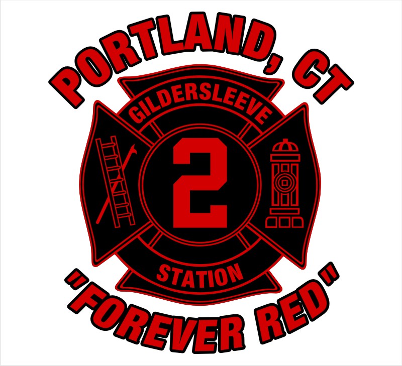 Portland CT Red Customer Decal