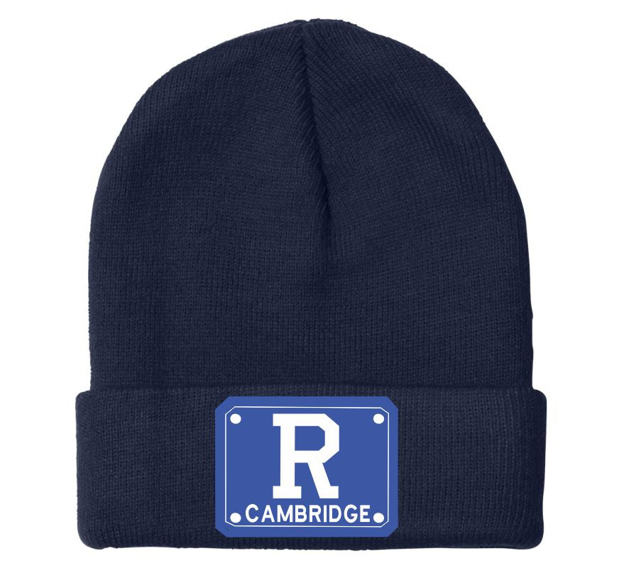 R Cambridge Badge Embroidered Winter Hat