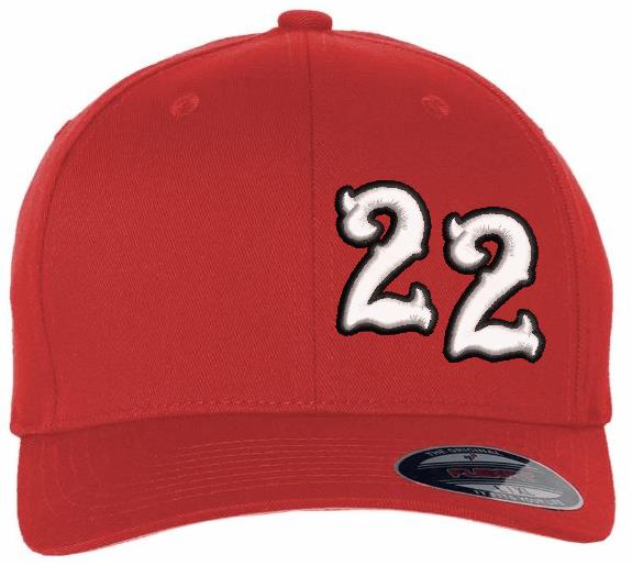 22 Boxcar Font Customer Embroidered Hat