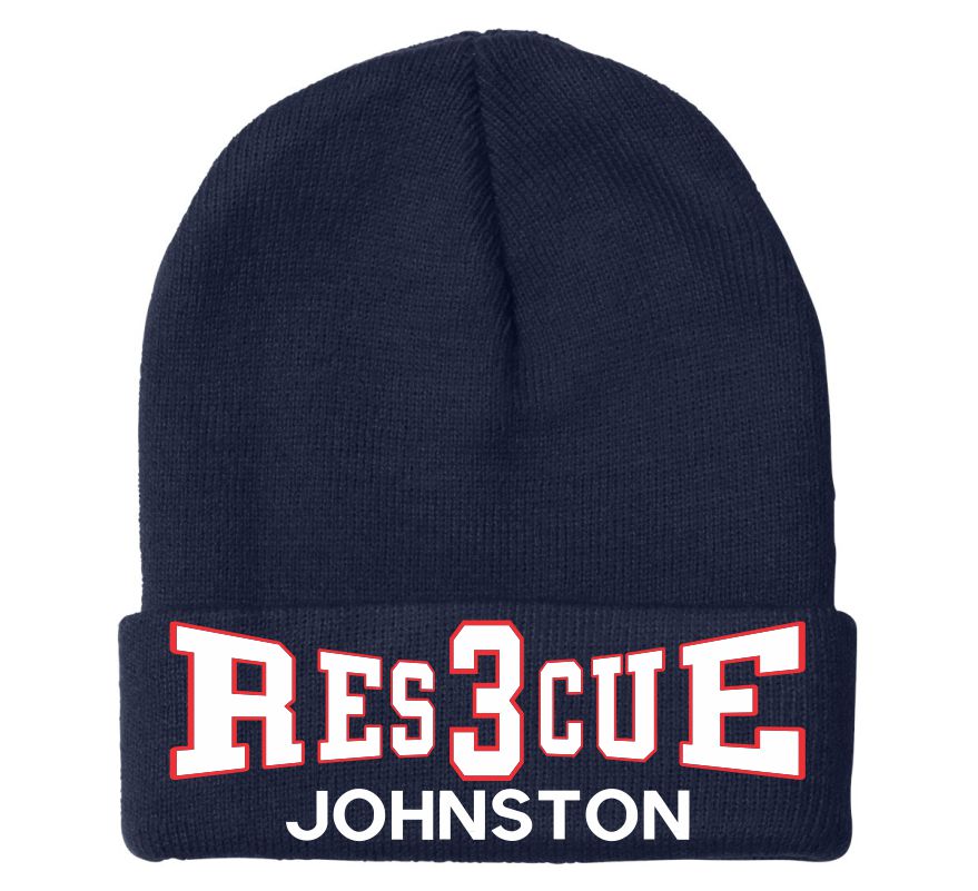 Rescue 3 Johnston Embroidered Winter Hat