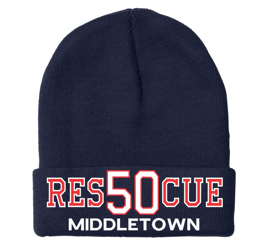 Rescue 50 Middletown Embroidered Winter Hat